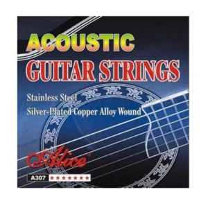 CUERDAS PARA GUITARRA MARCA ALICE DE METAL