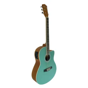 GUITARRA ElECTRO ACUSTICA VALENCIANA VERDE