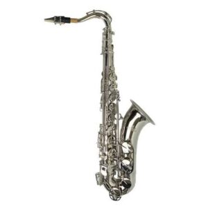 SAXOFON TENOR MARCA VIVALDI (COLOR PLATA)